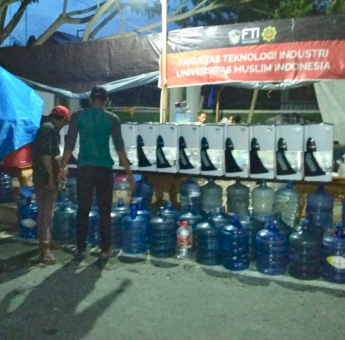 Tim Relawan FTI UMI di Palu Bersepakat Tidak Pulang, Ini Alasannya