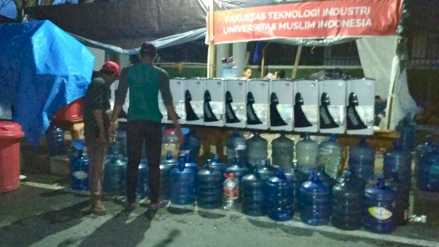 Tim Relawan FTI UMI di Palu Bersepakat Tidak Pulang, Ini Alasannya