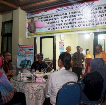 Pemda Soppeng Tampilkan Produk Sutera di Kuta Bali