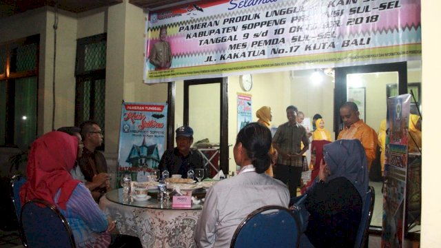 Pemda Soppeng Tampilkan Produk Sutera di Kuta Bali