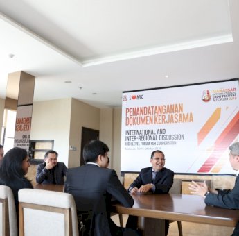 Wali Kota Makassar Teken MoU Dengan Singapura dan Amerika di Investment Forum