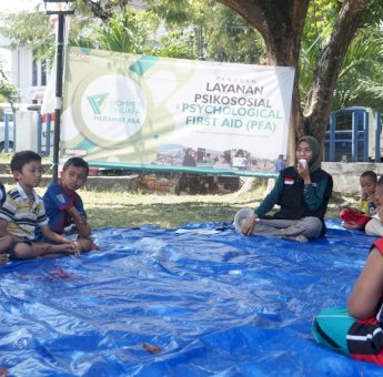 Dompet Dhuafa Kerahkan PFA untuk Pulihkan Psikologi Korban Bencana Sulteng