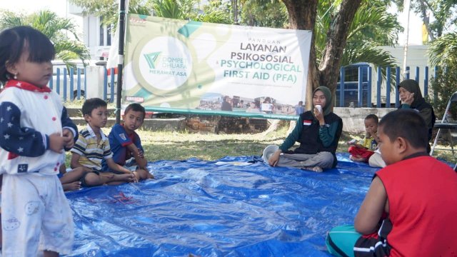 Dompet Dhuafa Kerahkan PFA untuk Pulihkan Psikologi Korban Bencana Sulteng