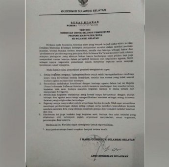 Dianggap Lalai Menulis Surat, Wagub Sulsel Dapat Sorotan Dari Berbagai Kalangan