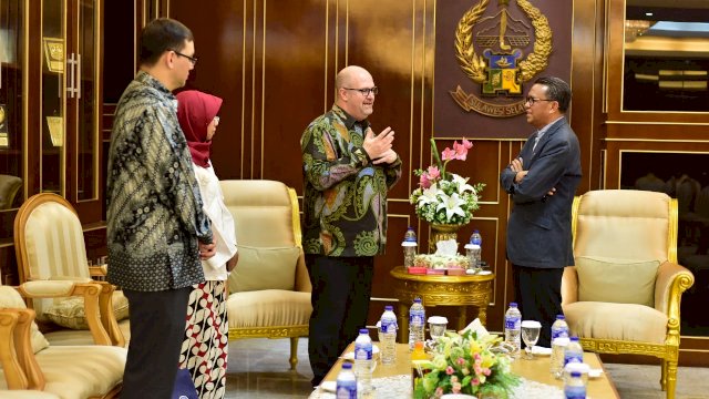 Berahasil Kurangi Angka Kematian di Bantaeng, Konjen AS di Surabaya Temui Gubernur Sulsel