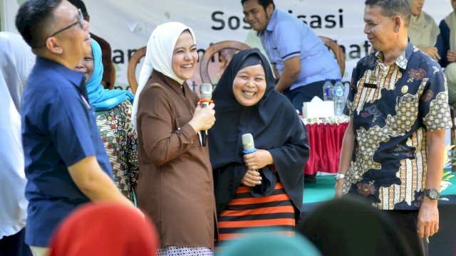 Di Bontonompo, Aliyah Mustika Ajak Masyarakat Ciptakan Generasi Berkualitas