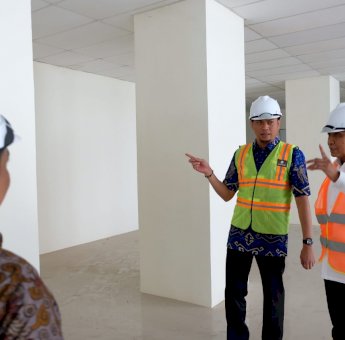 Bupati Gowa Tinjau Pembangunan RSUD Syekh Yusuf