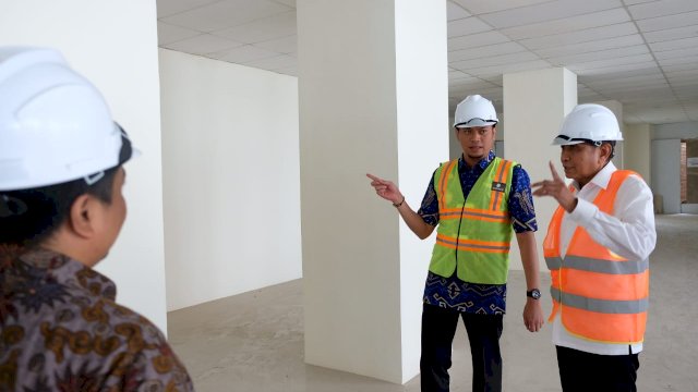 Bupati Gowa Tinjau Pembangunan RSUD Syekh Yusuf