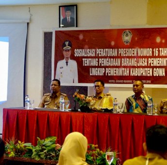 Tingkatkan Pemahaman Dalam Pengadaan Barang dan Jasa, Pemda Gowa Kumpulkan 45 Kepala SKPD