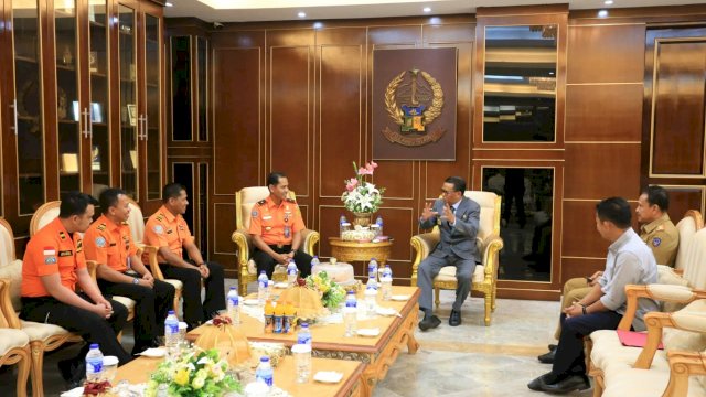 Bahas Mitigasi Bencana, Basarnas Temui Gubernur Sulsel