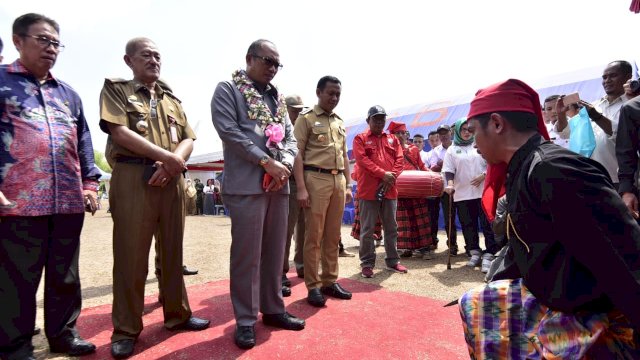 Bursa Inovasi Desa Kabupaten Takalar Tahun 2018, di Lapangan Sahareng, Desa Pa'rappunganta, Kabupaten Takalar, Senin (22/10/2018).