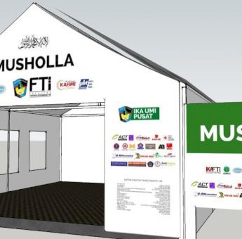 FTI UMI Akan Bangun Tenda Mushalah di Enam Titik Pengungsian Korban Bencana Sulteng