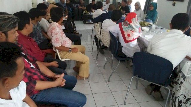 Rapat koordinasi pemantapan pelaksanaan Festival I Lagaligo III, di Sekretariat, Jalan Kemakmuran, Watansoppeng, Kabupaten Soppeng, Rabu (31/10/2018).