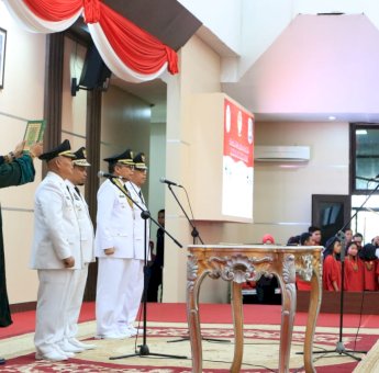 Lantik Wali Kota Parepare dan Bupati Enrekang, Ini Harapan Nurdin Abdullah