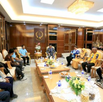 Pengurus NPC Laporkan Persiapan Pekan Paralympic 2018 pada Gubernur Sulsel