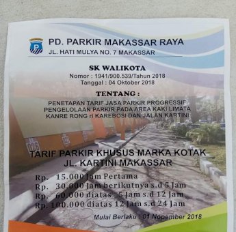 Andi Amirullah Anggap Kenaikan Tarif Parkir Hanya Menyusahkan Masyarakat