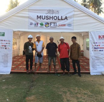 Enam Mushallah FTI UMI di Lokasi Bencana Sulteng Siap Digunakan