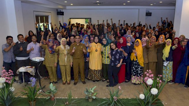 Anggota Komisi IX DPR RI, Aliyah Mustika Ilham bersama Kemenkes RI menggelar sosialisasi Germas di Arbor Biz Hotel, Selasa (06/11/2018).