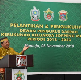 Kukuhkan KKS Mamuju, Ini Harapan Bupati Soppeng