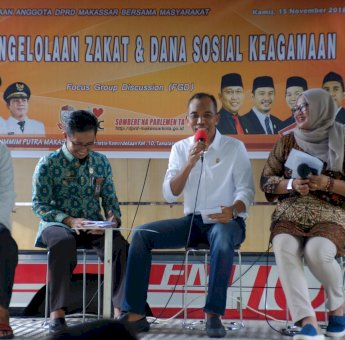 Kunjungi Pesantren IMMIM, DPRD Makassar Sosialisasikan Ranperda Pengelolaan Zakat