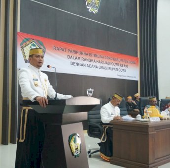 HUT ke-698 Kabupaten Gowa, Adnan Paparkan Kemajuan Daerah