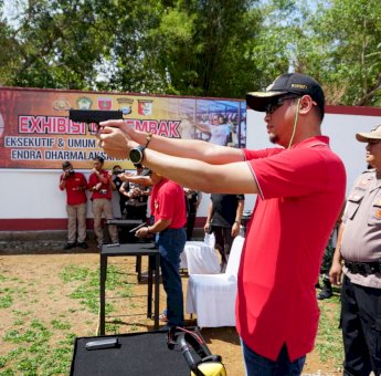 Resmikan Lapangan Tembak, Adnan Sebut Polres Gowa Bawa Perubahan Baik