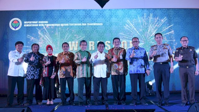 Workshop Pengawasan Inovasi Desa se-Sulawesi Selatan Tahun Anggaran 2018, di Hotel The Rinra Makassar, Kamis (29/11/2018).