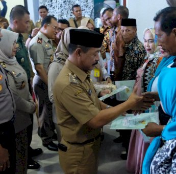 9.000 Sertifikat Tanah Program PTSL Mulai dibagikan di Gowa