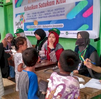 Dompet Dhuafa Sulsel Peringati International Volunteer Day melalui BAKTINESIA