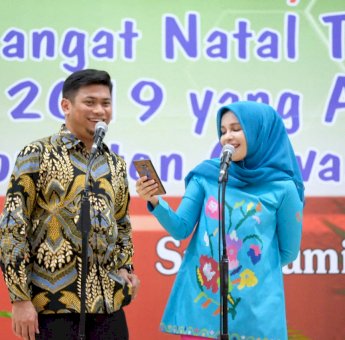 Hadiri Perayaan Natal Oikumene, Adnan : Junjung Tinggi Persatuan Antar Umat Beragama