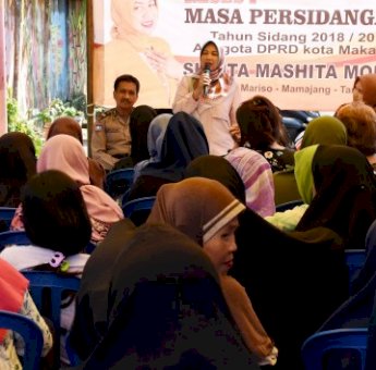 Reses di Mamajang, Warga Keluhkan Masalah Keamanan Kepada Sinta Mashita