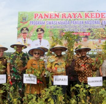 Hadiri Panen Raya Kedelai di Bone, Ini Harapan Sudirman Sulaiman