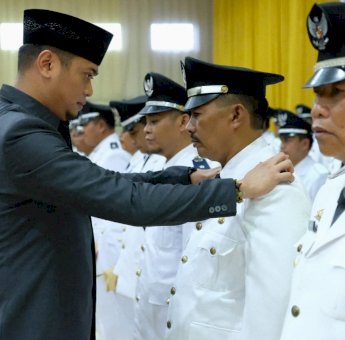 Lantik 31 Kades Terpilih, Adnan : Keberhasilan Suatu Desa Ada Ditangan Kalian