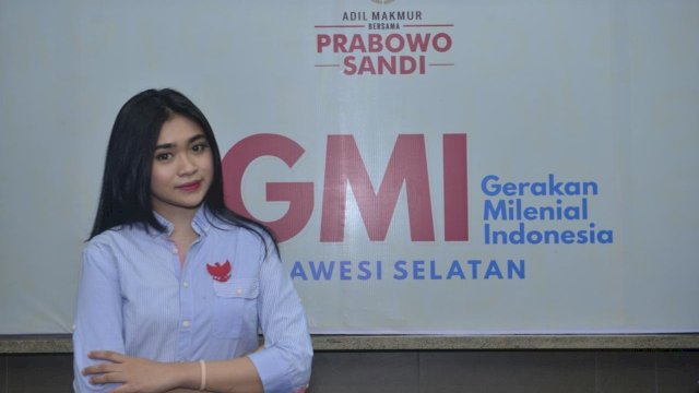 Juru Bicara GMI Sulawesi Selatan, Chantika Batari.