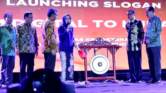 Malam Inaugurasi Fakultas Kedokteran Unhas, di Baruga Andi Pangeran Pettarani Unhas, Sabtu (26/01/2019).