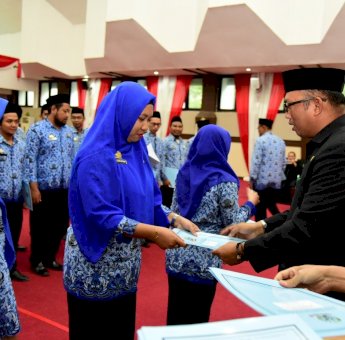 76 Guru Garis Depan Kabupaten Jeneponto Resmi Dikukuhkan Jadi ASN