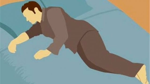 Gambar Ilustrasi Posisi Tidur (Foto : Internet).