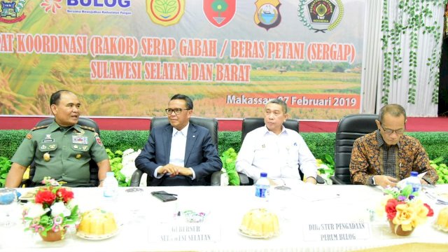 Suplai Beras di 27 Provinsi, Gubernur Sulsel Naikkan Target Serapan Bulog Hingga 15 Persen