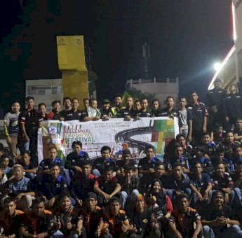 24 Club Bikers Kumpul di Soppeng, Dukung Milenial Road Safety Festival