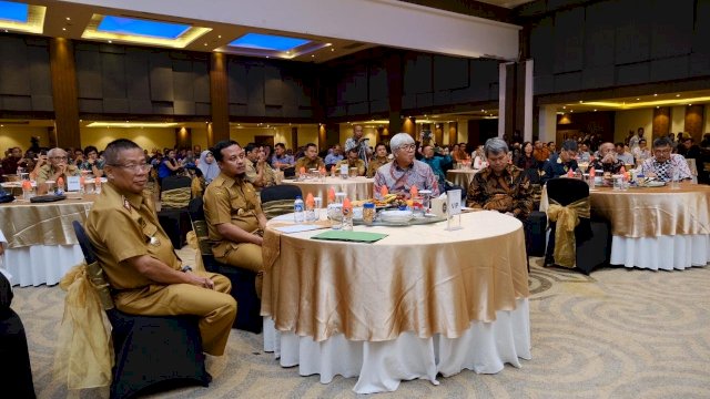 Rakornas Bidang Kewaspadaan Nasional Pemantapan Penyelenggaraan Pemilu Serentak Tahun 2019, di Hotel Claro Makassar, Selasa (12/02/2019).