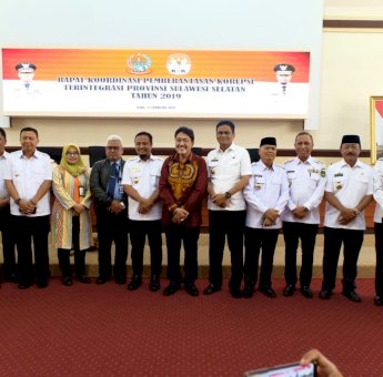 Pemkab Gowa Capai 71 Persen Pada Aksi Pemberantasan Korupsi Terintegrasi