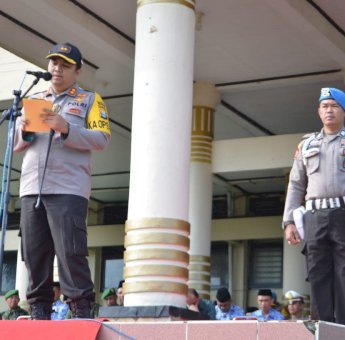 Jelang Pemilu, Kapolres Soppeng Cek Kesiapan Personil