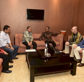 Kembangkan Pertanian dan Air Bersih, Bupati dan Wakil Bupati Wajo Temui Nurdin Abdullah