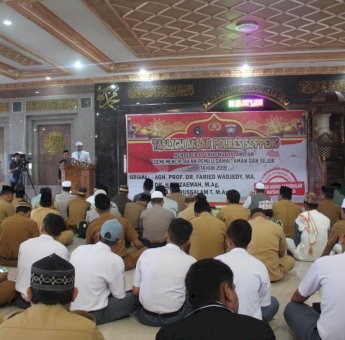 Ciptakan Pemilu Damai, Polres Soppeng Gelar Tabligh Akbar