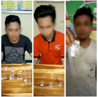 Anggota Polres Soppeng Tangkap Tiga Pengedar Narkoba di Marioriwawo
