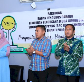 Di Sidrap, Herman Heizer Minta Kader Hipmi Lahirkan Pengusaha Baru