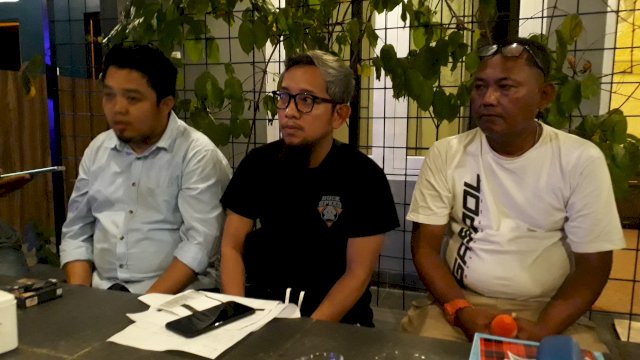 Konferensi pers persiapan pelaksanaan Drag Race HIPMI Cup 2019, di Delicete, Jalan Serigala, Kamis (21/03/2019) malam.