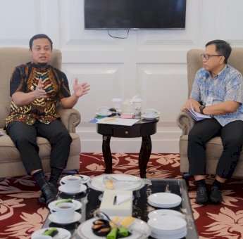 Deputi BPJS Kesehatan Wilayah Sulselbartramal Temui Wagub Sulsel, Ini yang Dibahas