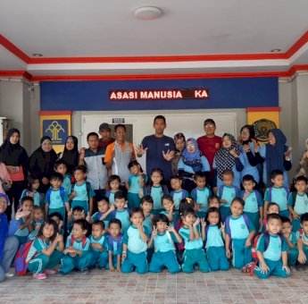 Puluhan Murid TK Sambangi Rutan Pinrang, Ini yang Dilakukan