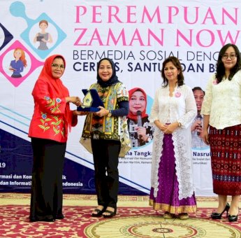 Isteri Gubernur Sulsel Nurdin Ingatkan Para Ibu Bijak Menggunakan Sosial Media
